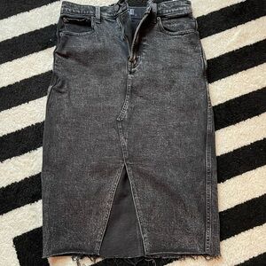 Abercrombie & Fitch Black Denim Skirt
